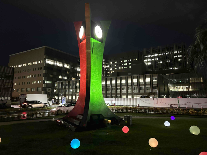 時計塔ライトアップ