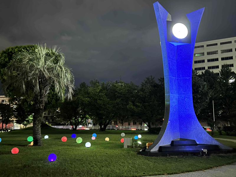 時計塔ライトアップ