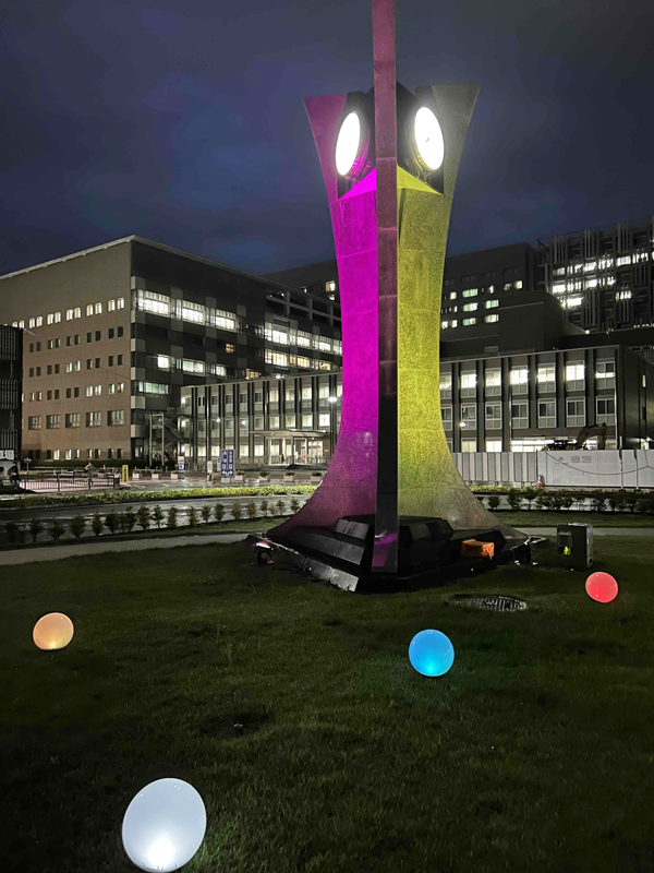 時計塔ライトアップ