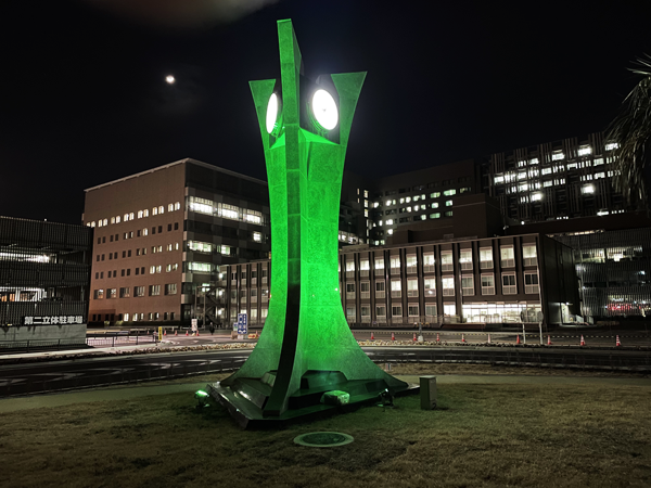 時計塔ライトアップ