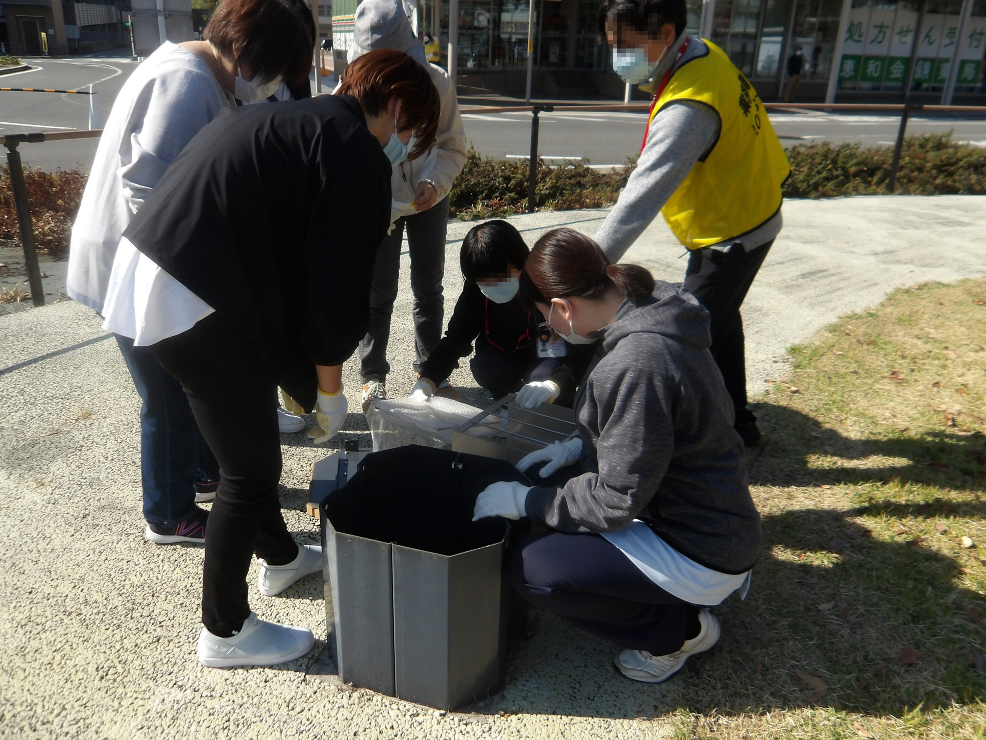 中央診療棟玄関前イルミネーション