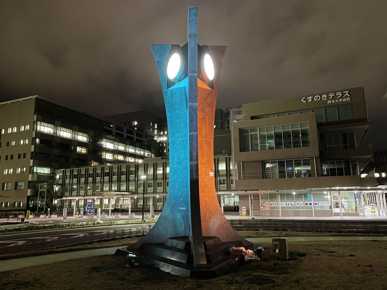 時計塔ライトアップ