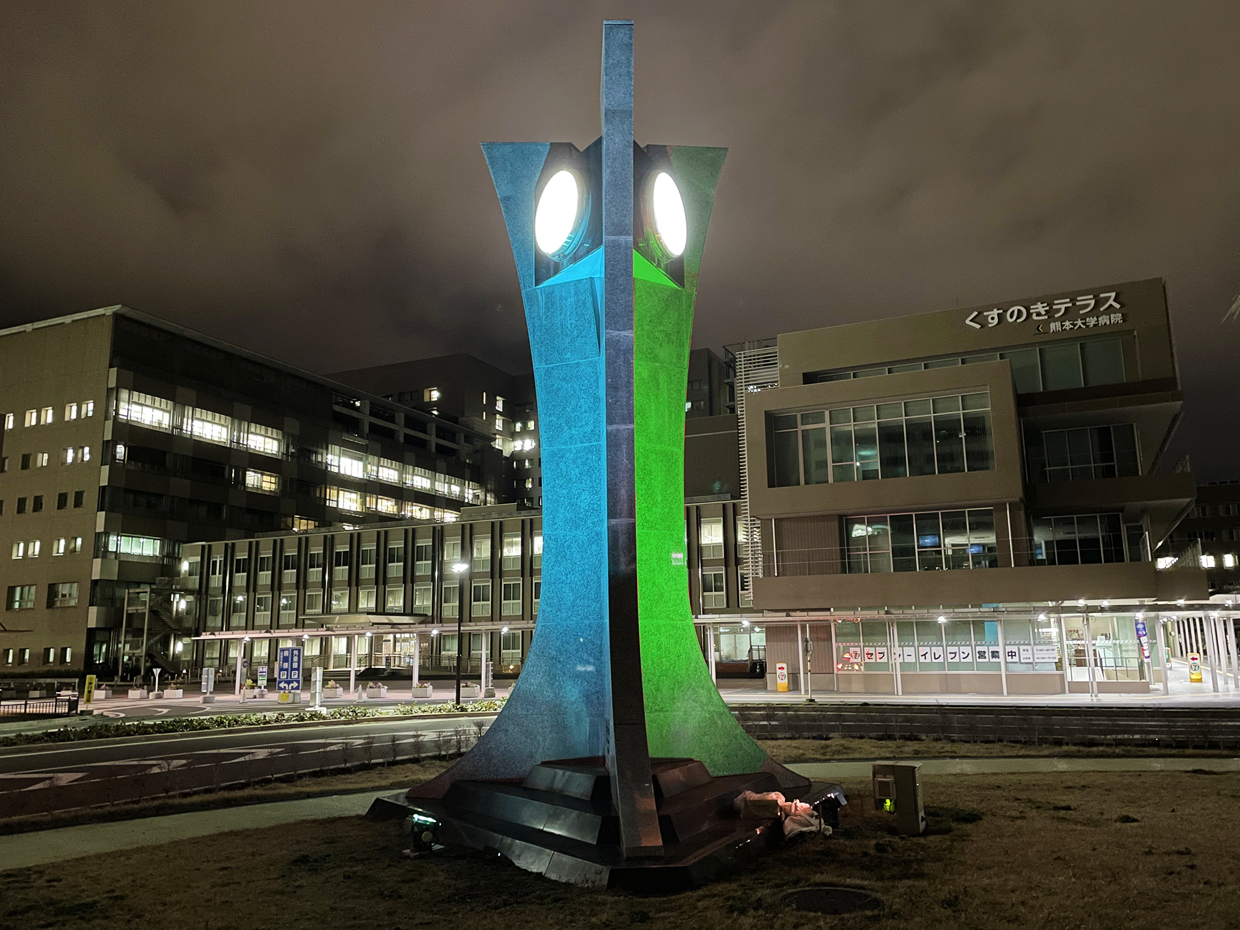 時計塔ライトアップ