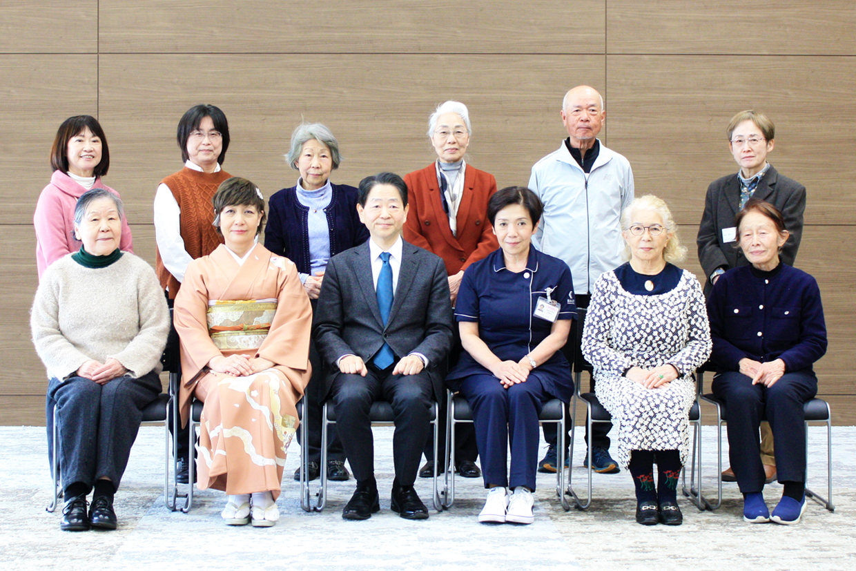 ボランティア活動表彰式を行いました